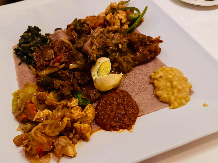 05 try new foods in Washington DC top things to do RV tripEthiopian Food