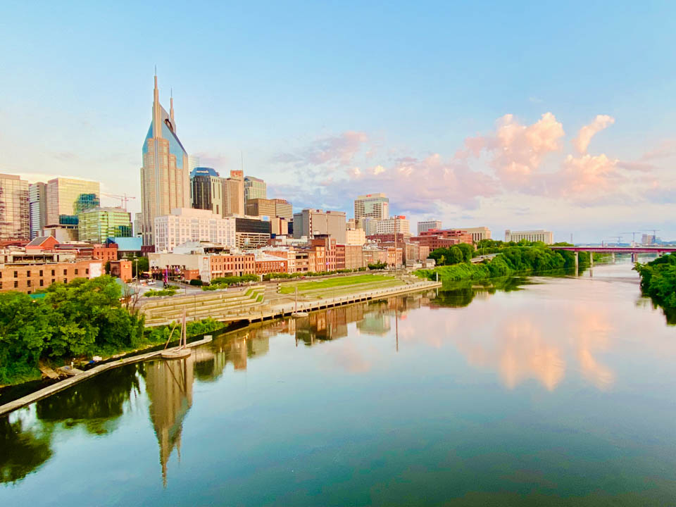 1 Seigenthaler Pedestrian Bridge amazing views of Nashville