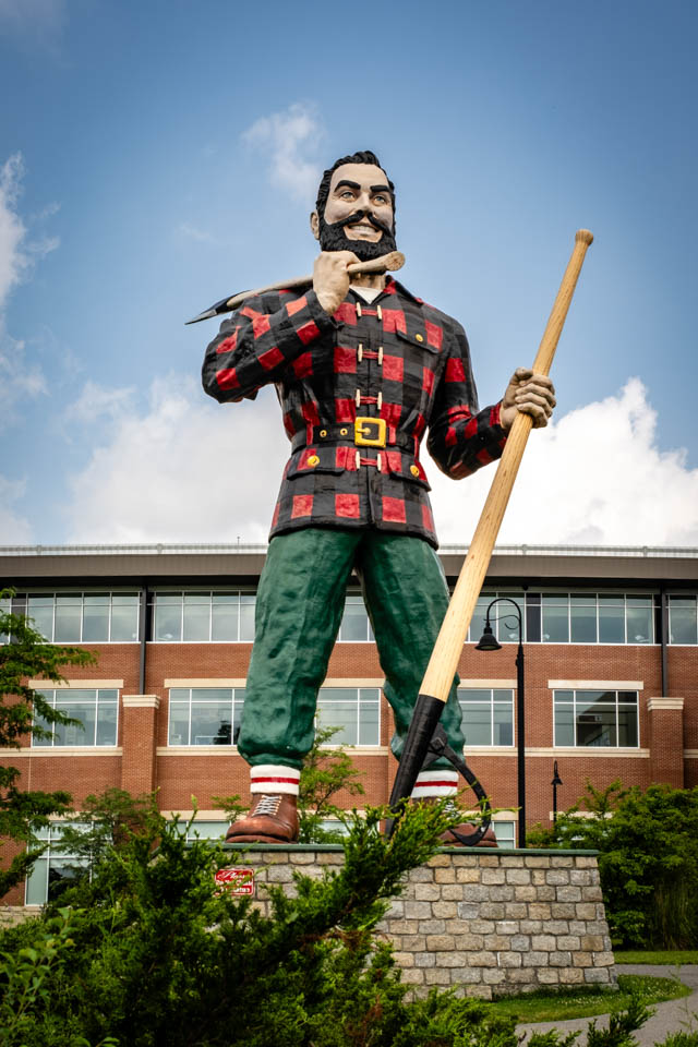 5 The famous Paul Bunyan statue in Bangor Maine must see top things to do Bangor Maine RV trip