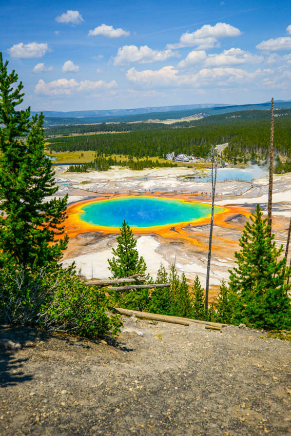 Grand Prismatic Springs in Yellowstone National Park RV Life top places every RVer must visit