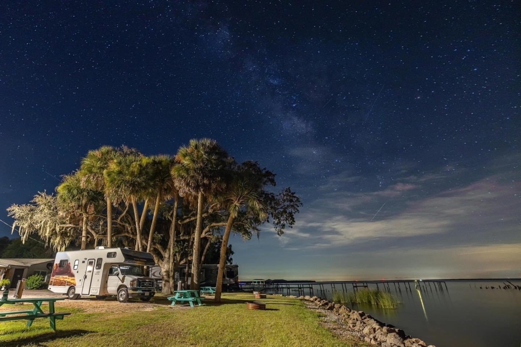 Pine Island RV park and marina lake george florida rv park rv campground