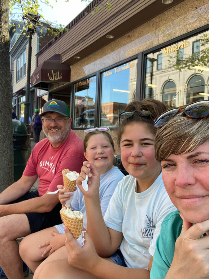 8 Jordon Pond Ice Cream Fudge Shop top things to do in Bar Harbor Maine RV trip