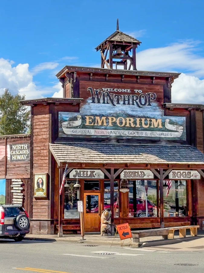 Must visit town near North Cascades national Park Winthrop Washington RV trip