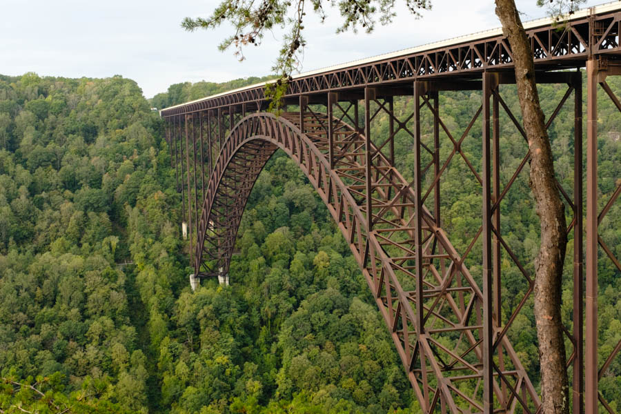 4 New River Gorge Bridge from Visitor Center New River Gorge NP_1