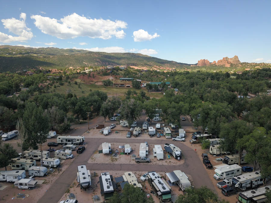 Garden of the Gods RV Resort in Colorado Springs, Colorado