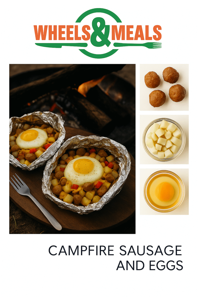 Campfire Sausage and Eggs
