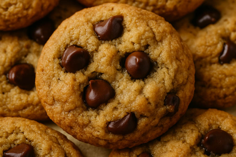 Caly's favorite gluten free chocolate chip cookies