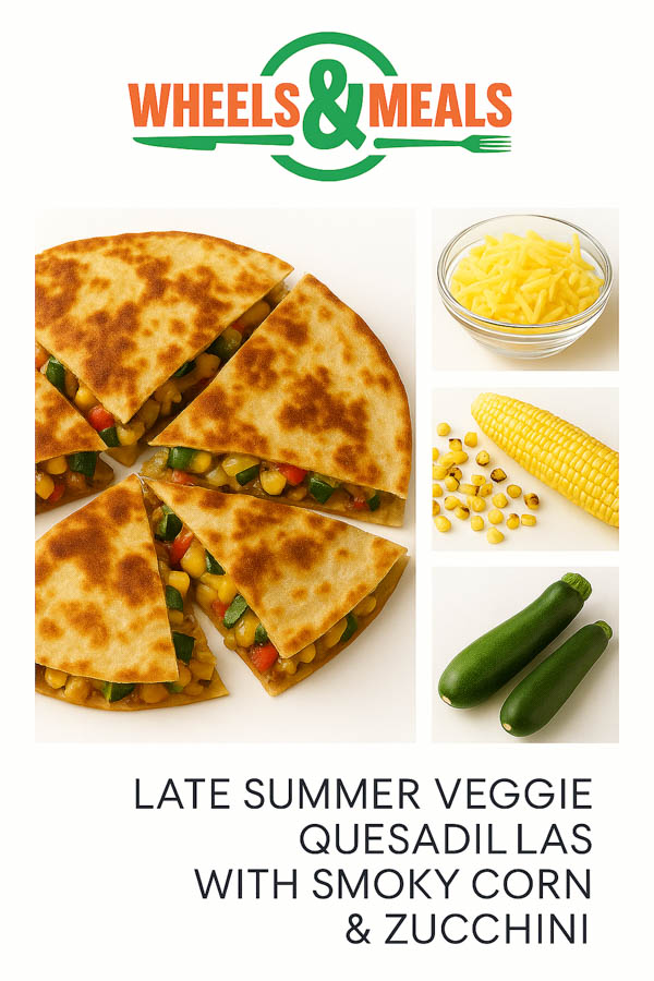 Late Summer Veggie Quesadillas
