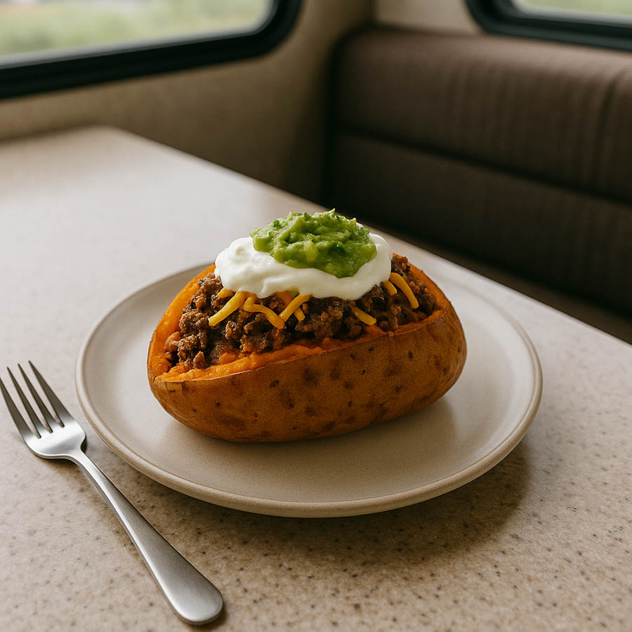Taco Stuffed Potatoes