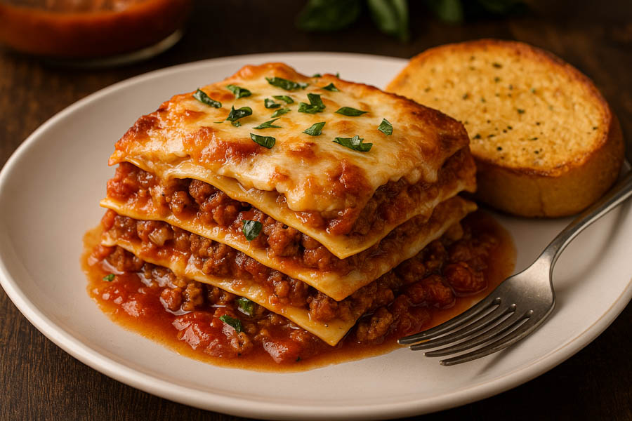 Sausage Basil Lasagna 1