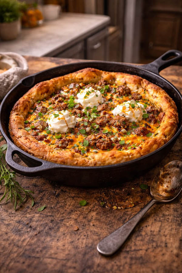 Savory Sausage & Cheddar alone
