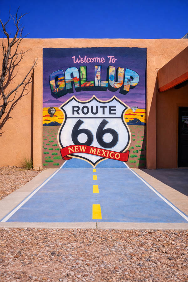 8 Gallup NM Route 66 walk in downtown