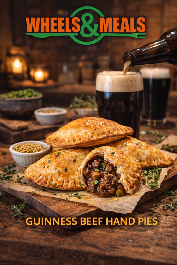 Guiness Beef Hand Pies perfect for St. Patrick's Day