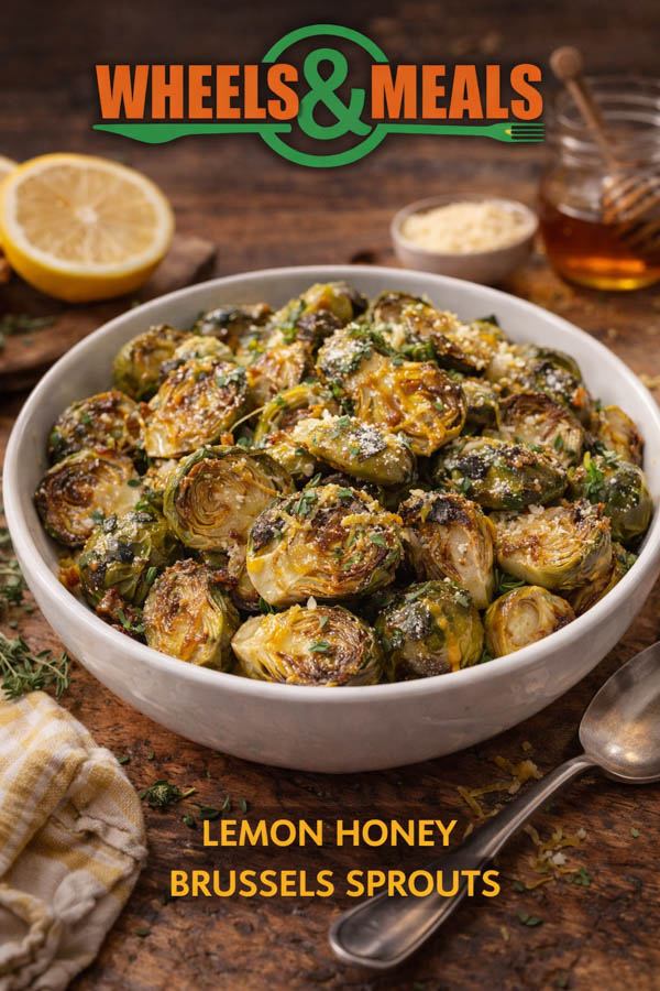 Lemon Honey Roasted Brussel Sprouts