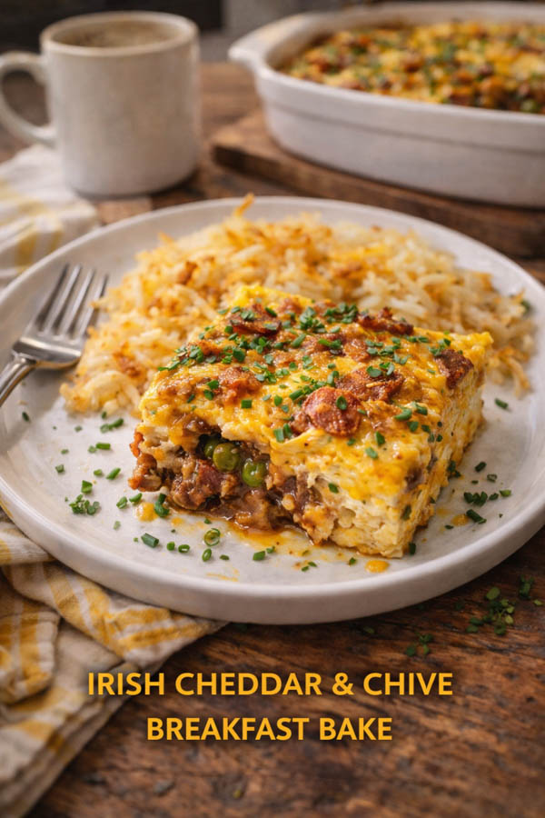 Irish Cheddar and Chive Breakfast Bake