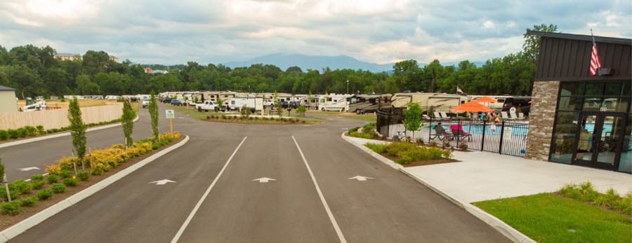 Pigeon Forge Landing in Pigeon Forge Tennessee Premier RV Park RV trip