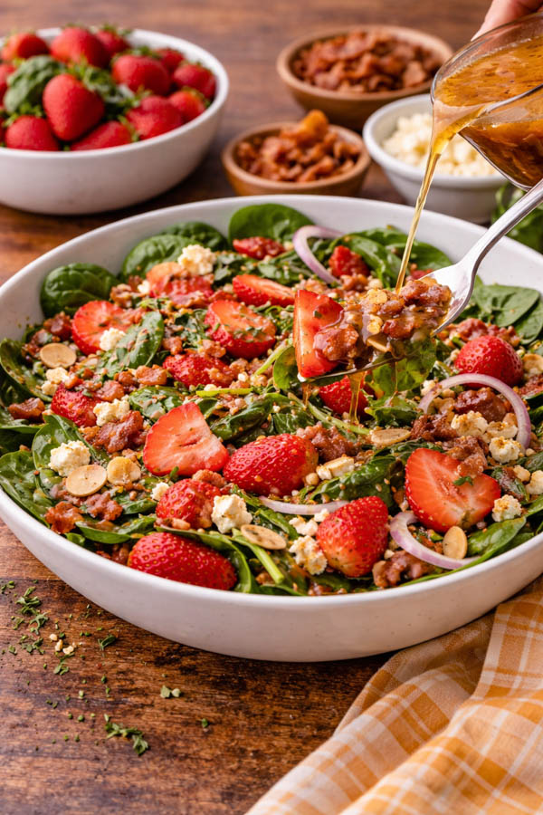 2 Strawberry spinach hero