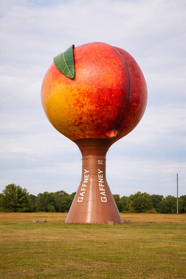 10 Gaffney Peachoid road side attraction top things to see in Gaffney Instagram Picture place RV trip