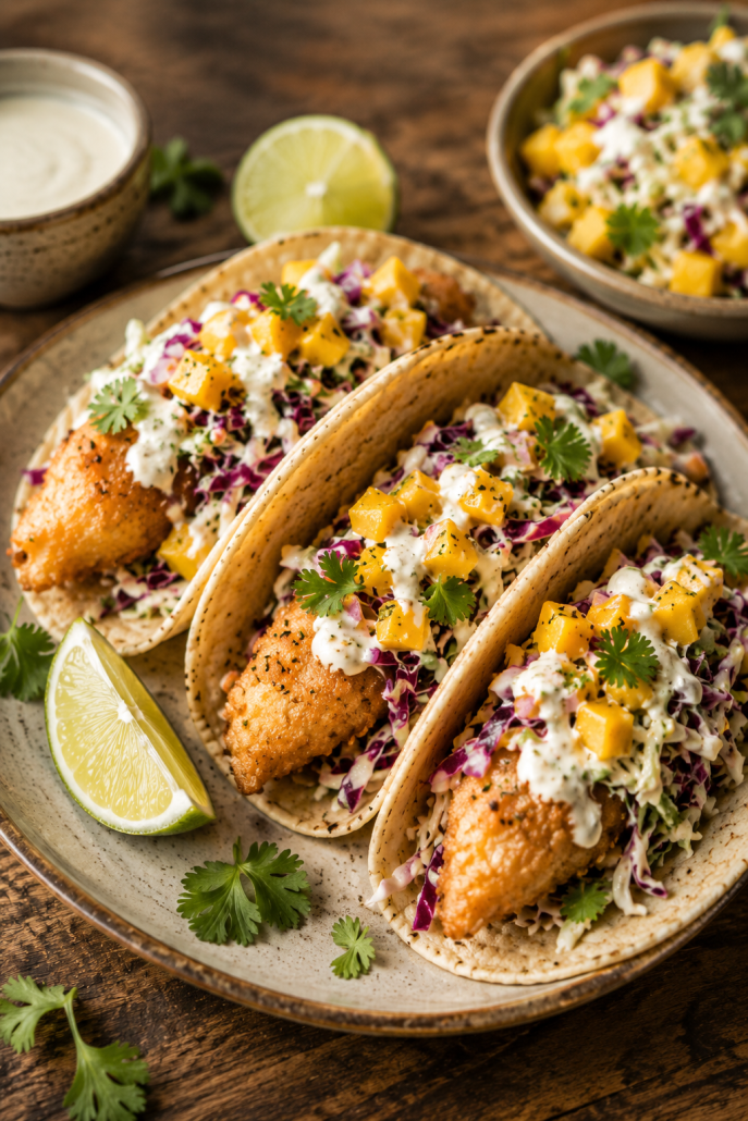 Baja Fish Tacos Hero