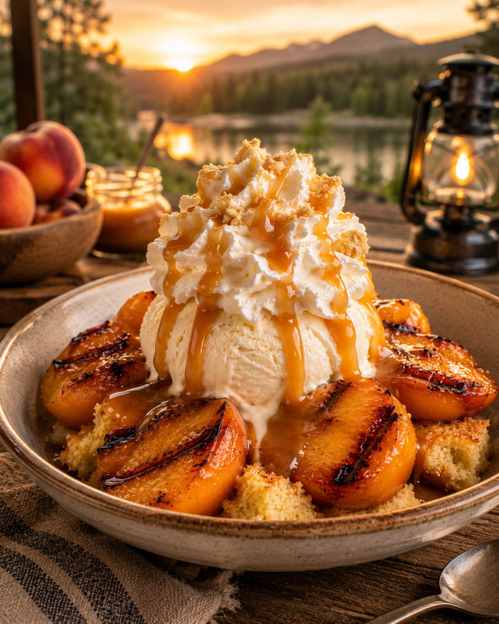 Grilled Peach Hero